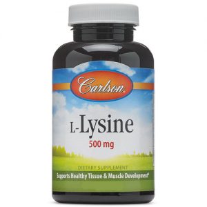 Carlson Labs, L-Lisina 500 mg - 100 Cápsulas
