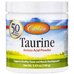 Carlson Labs, Taurina em Pó - 100 g