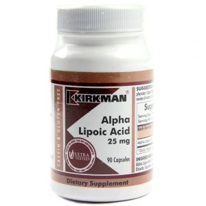 Kirkman Labs, Ácido Alfa Lipóico - 25 mg - 90 Cápsulas