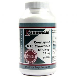 Kirkman Labs Coenzyme Q10 - 25 mg - 250 Chewable Tabletes