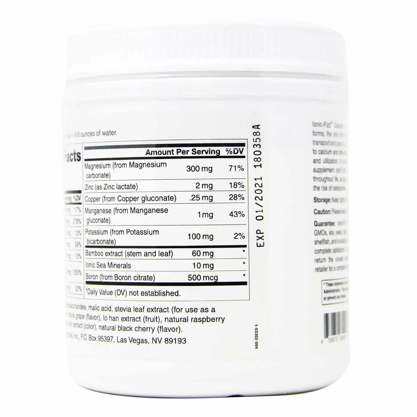 Pure Essence Labs, Ionic-Fizz™ Calcium Plus™, Frutas Silvestres - 420 g - Imagem 3