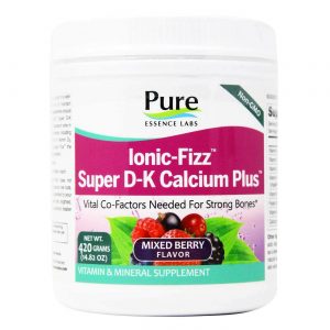 Pure Essence Labs, IoIonic-Fizz™ Super D-K com Cálcio - 420 g