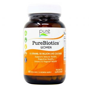 Pure Essence Labs, PureBiotics™ Women Probiótico Feminino - 60 Cápsulas Vegetarianas