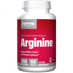 Jarrow Formulas, Arginine - 1,000 mg - 100 Comprimidos