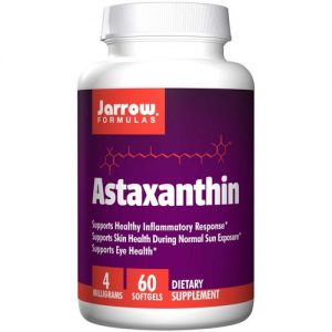 Jarrow Formulas, Astaxantina - 4 mg - 60 Cápsulas em Gel