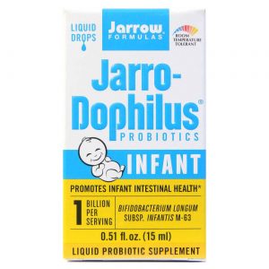 Jarrow Formulas, Probióticos Jarro-Dophilus® Baby Gotas - 15 ml