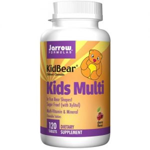 Jarrow Formulas KidBear Kids Multi, cereja - 120 Tabletes
