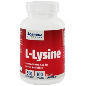 Jarrow Formulas, L-Lysine 500 mg - 100 Cápsulas