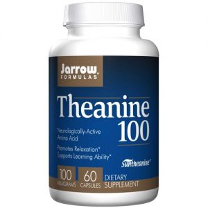 Jarrow Formulas, Teanina 100 mg - 60 Cápsulas