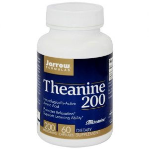 Jarrow Formulas, Teanina - 200 mg - 60 Cápsulas