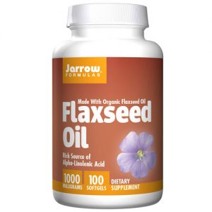 Jarrow Formulas, Óleo de Linhaça 1,000 mg - 100 Cápsulas em Gel