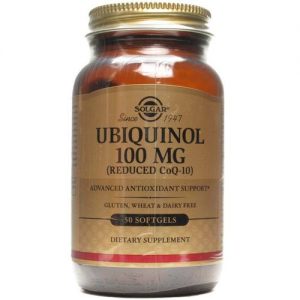 Solgar, Ubiquinol 100 mg - 50 Cápsulas em Gel