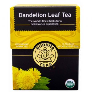 Buddha Teas, Chá de Folha de Dente de Leão - 18 saquinhos