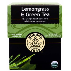 Buddha Teas, Chá Verde - Capim-limão - 18 Saquinhos de Chá