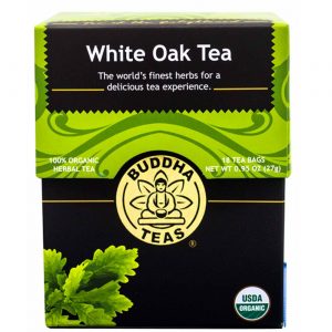Buddha Teas Ervaal Chá, Carvalho branco - 18 bags