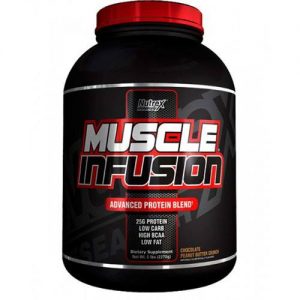 Nutrex Muscle Infusion, Crunch de manteiga de amendoim de chocolate - 5 lbs