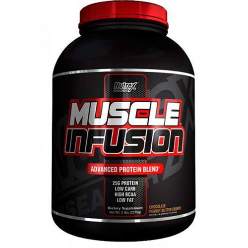 Nutrex Muscle Infusion, Crunch de manteiga de amendoim de chocolate - 5 lbs