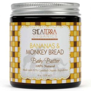 Shea Terra Organics, Manteiga para Bebê de Banana e Pão Macaco - 4 oz (138mL)
