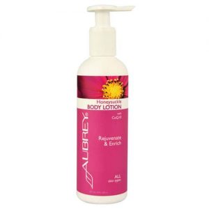 Aubrey Orgânicos Hidratante Corporal, Madressilva - All Skin Types - 8 oz