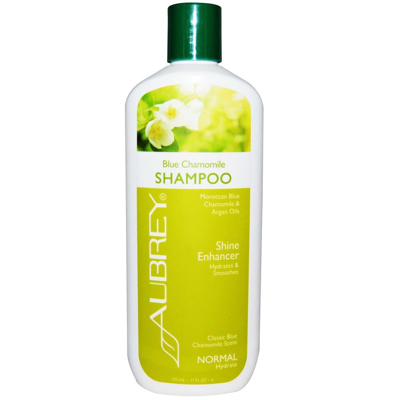 Aubrey Orgânicos Xampu, Brilho - Blue Chamomile - 16 oz