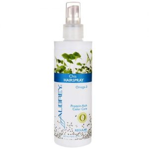 Aubrey Organics, Spray Fixador para Cabelo, Chia - 237 ml