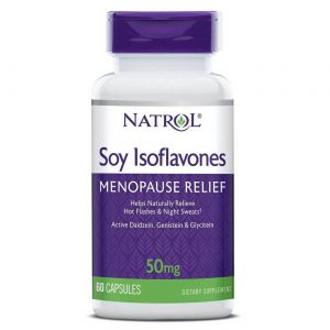 Natrol, Isoflavonas de Soja para as Mulheres - 60 Cápsulas