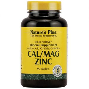 Nature's Plus, Cal/Mag e Zinco - 90 Tabletes