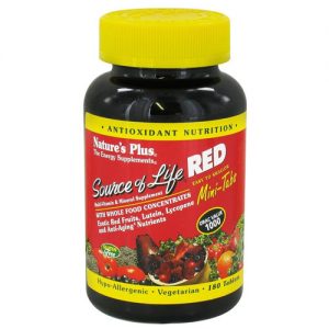 Nature's Plus, Source of Life Red Multi-Vitamina & Mineral - 180 Tabletes