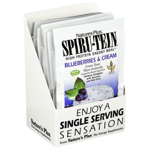 Nature's Plus, Spiru-Tein® Alta Proteína e Energia Alimentar - 8 Pacotes