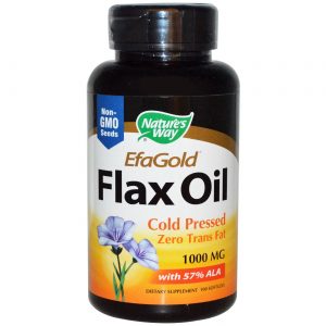 Nature's Way EfaGold Óleo de linhaça - 100 Cápsulas em Gel