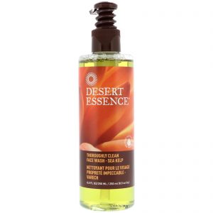 Desert Essence, Sabonete Facial Limpeza Profunda, Alga Marinha, 8,5 fl oz (250 ml)