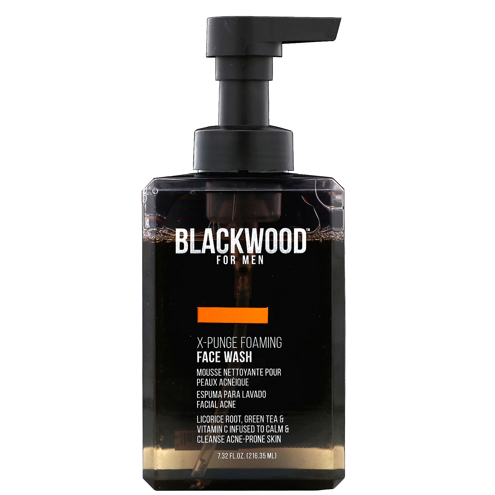 Blackwood For Men, X-Punge, espuma de limpeza facial, masculina, 216,35 ml