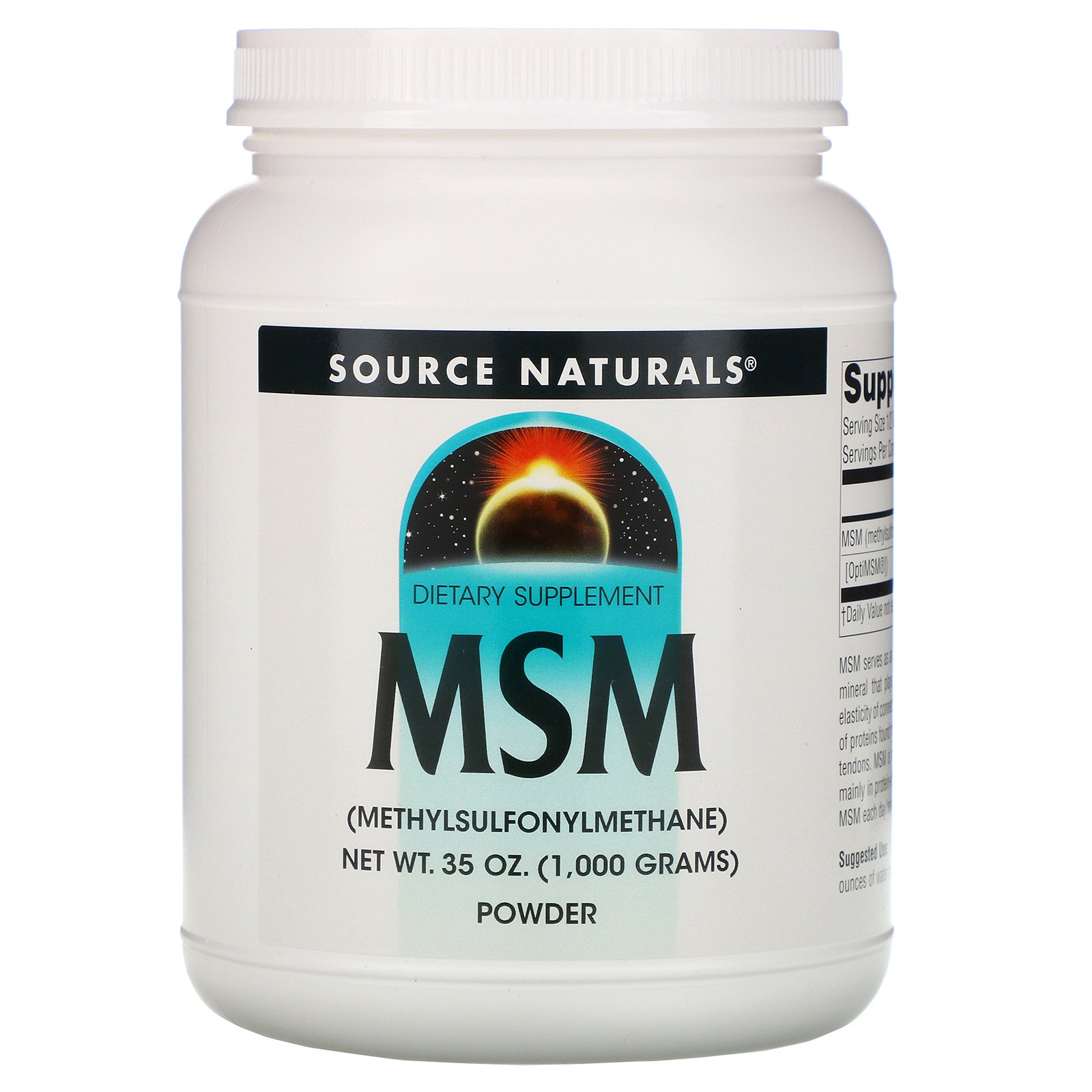 Source Naturals, MSM Powder, 35 oz (1000 g)