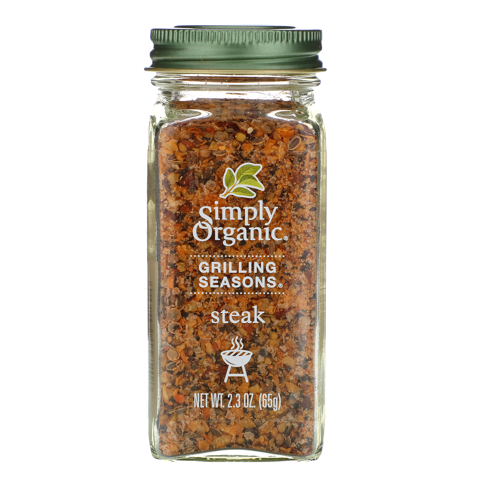 Simply Organic, Grills Seasons, Bife, Orgânico, 65 g (2,3 oz)