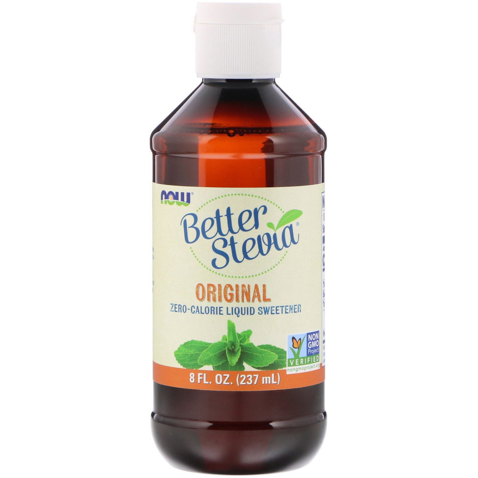 Now Foods, Better Stevia, Adoçante Líquido com Zero Calorias, Original, 237 ml (8 fl oz)