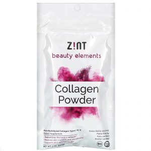 Zint, Colágeno de Carne de Bovino Alimentado com Capim, Colágeno Hidrolisado Tipos I e III, 56,6 g (2 oz)