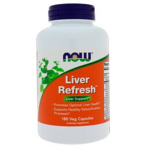 Now Foods, Liver Refresh, 180 Cápsulas Vegetais