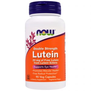 Now Foods, Lutein, Double Strength, 90 Veg Capsules