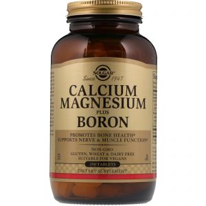 Solgar, Calcium Magnesium Plus Boron, 250 Comprimidos