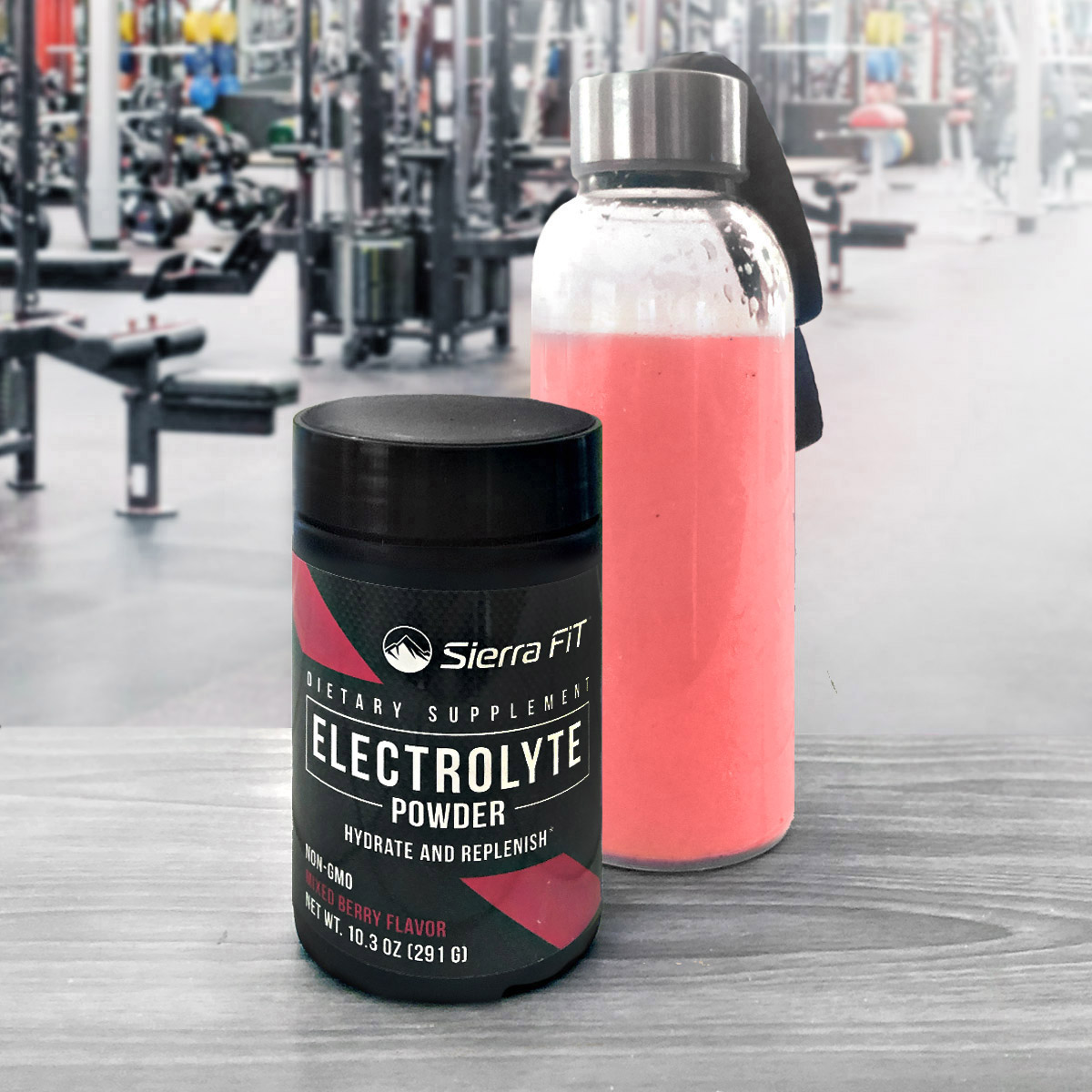 Sierra Fit, Eletrólito em Pó, 0 Calorias, Frutos Silvestres, 10,3 oz (291 g) - Imagem 4