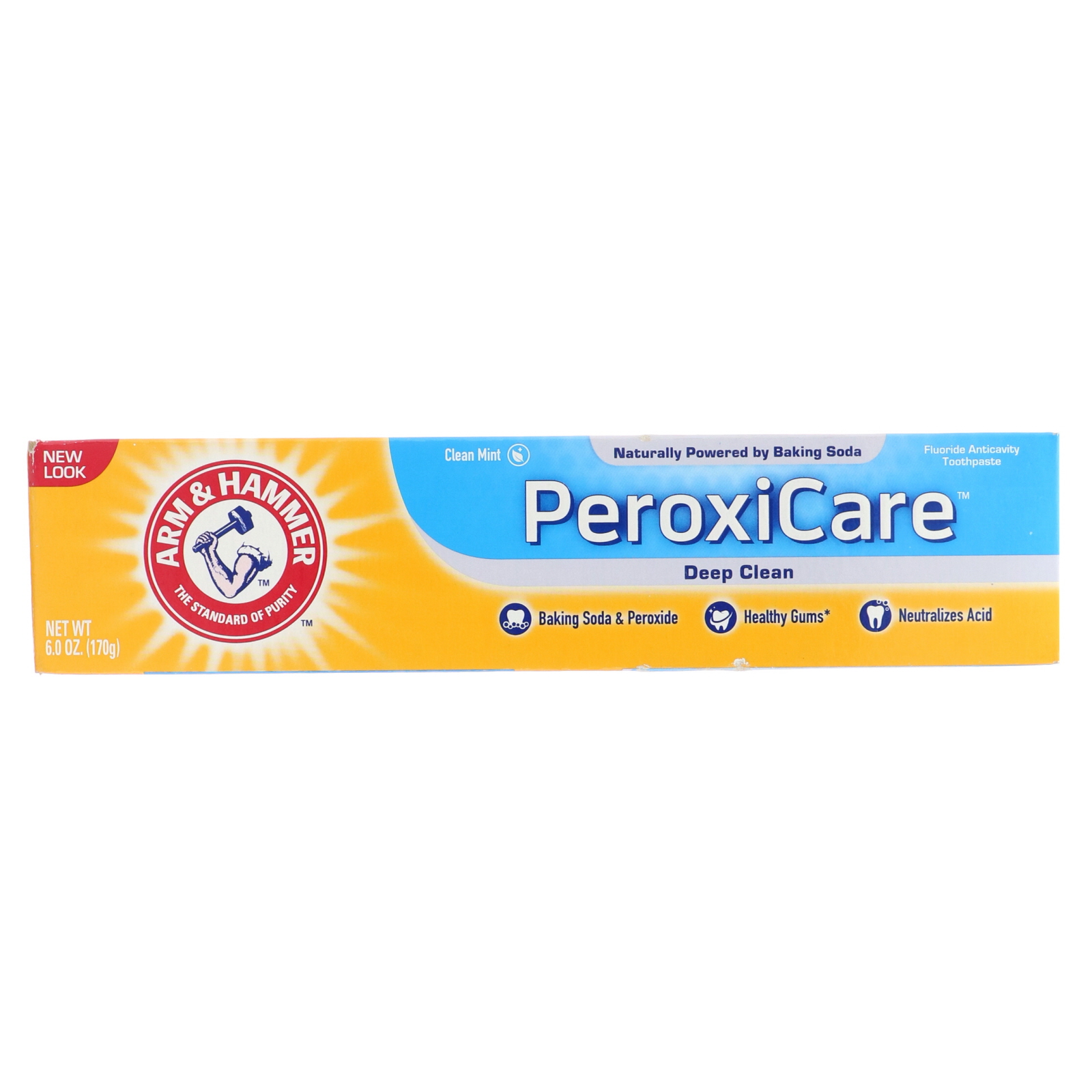 Arm & Hammer, PeroxiCare, Deep Clean Toothpaste, Fresh Mint, 6.0 oz (170 g) - Imagem 2