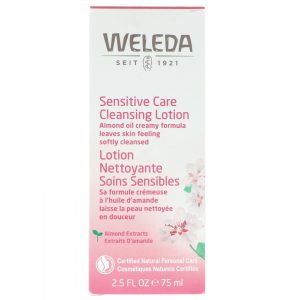 Weleda, Loção de Limpeza para Cuidados com Pele Sensíveis, Extrato de Amêndoas, 2,5 fl oz (75 ml)