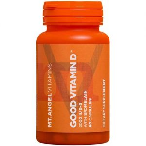 Mt Angel Vitamins, Good Vitamina D™ 2,000 IU - 60 Cápsulas