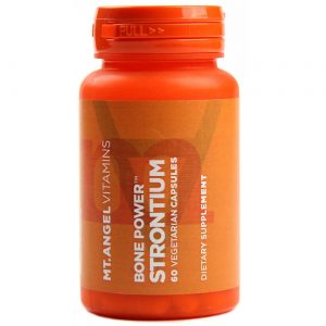 Mt Angel Vitamins, Estrôncio Para Força dos Ossos - 60 Cápsulas Vegetarianas
