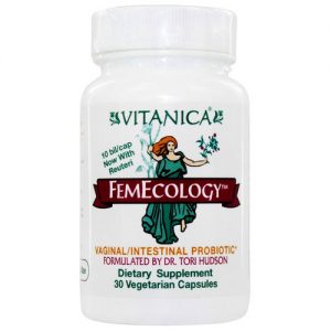 Vitanica, FemEcology™ - Probiótico Vaginal / Intestinal - 30 Cápsulas