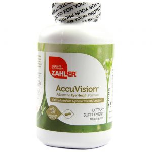 Zahler, AccuVision™ Fórmula Avançada para a Saúde dos Olhos - 120 Cápsulas