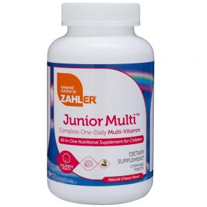 Zahlers, Junior Multi™ Multivitamínico Diário - 180 Tabletes Mastigáveis