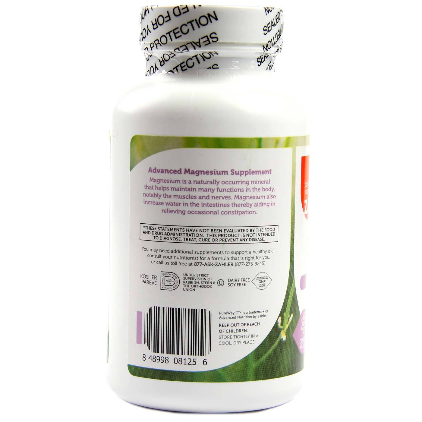 Zahlers, Magnésio 200 mg - 120 Cápsulas - Imagem 3