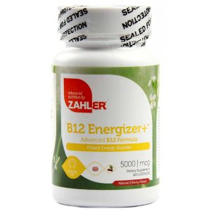 B12 Energizer+ 5 mg Zahler Cherry 120 Pastilhas
