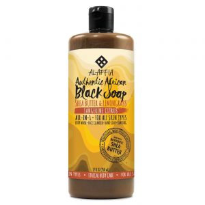 Alaffia, Autêntico Sabonete Preto Africano - Fragrância de Tangerina - 32 fl oz (950mL)